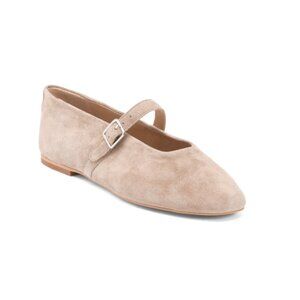 STEVE MADDEN Taupe Suede Suede Dreaming Ballet Flats